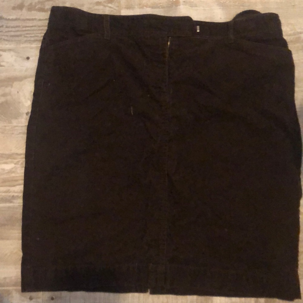 Loft corduroy brown skirt. VGUC size 12